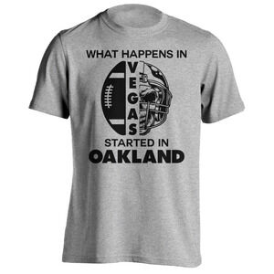 What Happens In Vegas Started In Oakland Skull Tee
